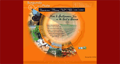 Desktop Screenshot of burgundyonaplate.com